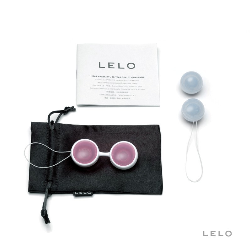 Lelo - Luna Beads Mini - Petal Pink/Powder Blue