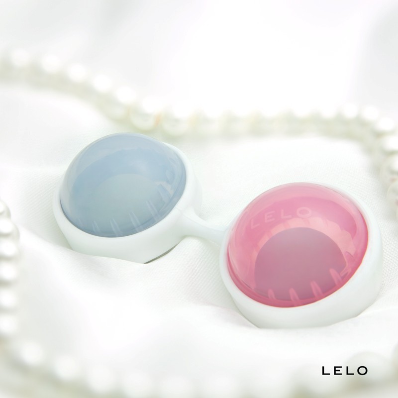 Lelo - Luna Beads Mini - Petal Pink/Powder Blue